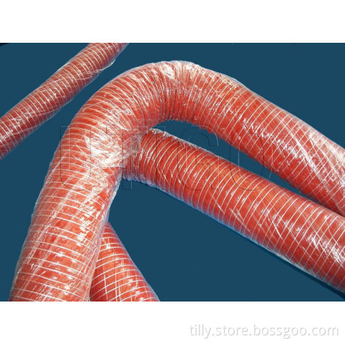 flexible heat resistant silicone duct hose